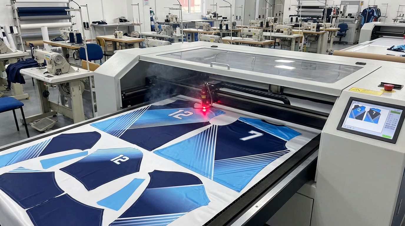 Découpe laser patron textile